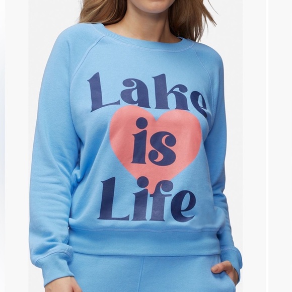 Wildfox Sweaters - Wildfox Lake Is Life Sweatshirt Size XL‎